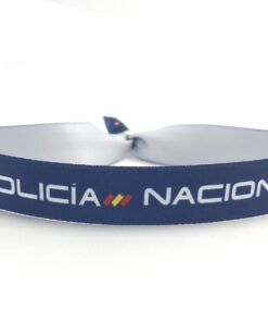 Pulsera de tela - Policía Nacional - España - Regalo Original para todo tipo de eventos